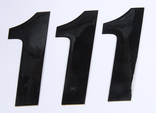 D-Cor Number 1 Black 4" 3/Pk 45-24-1 D-Cor Number 1 Black 4" 3/Pk 45-24-1