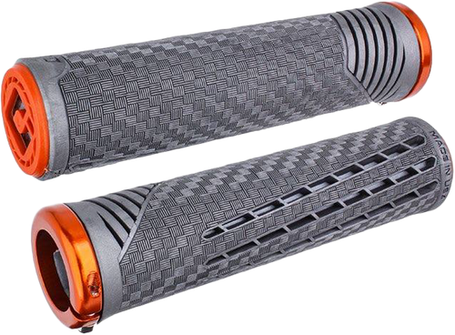 Odi F35Cfgo-O Cf11 V2.1 Bmx Grips Lnyx Gray/Orange W/Orange