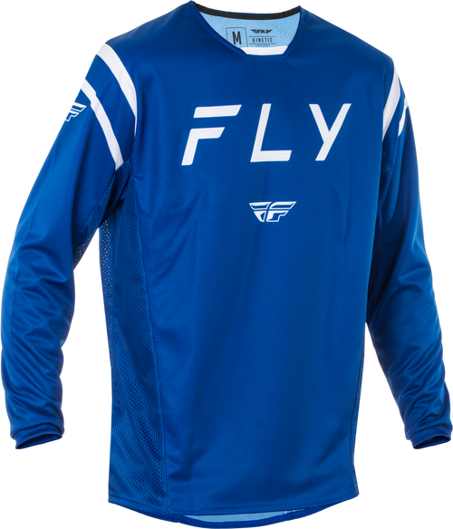 Fly Racing Kinetic Center Jersey Navy/White Sm 378-521S