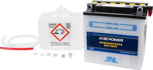 Fire Power Cb9L-B Battery W/Acid Cb9L-B 12V Heavy Duty