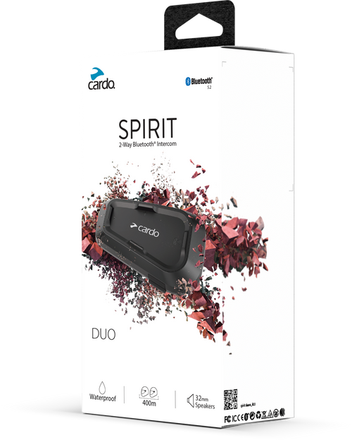 Cardo Sprt0101 Spirit Bluetooth Headset Duo
