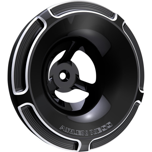Arlen Ness Velocity Air Cleaner Cover - Beveled - Black 601-002 Arlen Ness Velocity Air Cleaner Cover - Beveled - Black 601-002