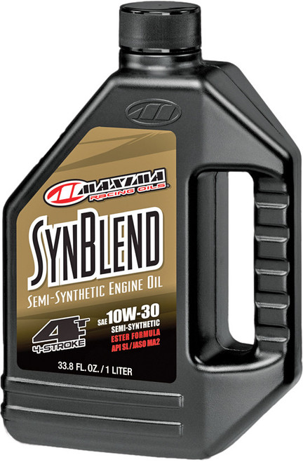Maxima Synthetic Blend Motor Oil 4T 10W30 1L 12/Case 30-32901B