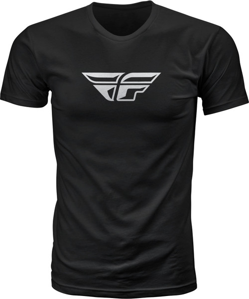 Fly Racing 352-0610S Fly F-Wing Tee Black Sm