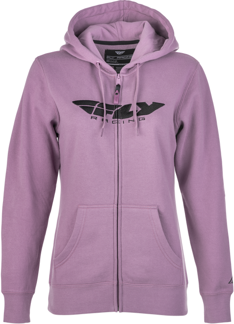 Fly Racing Women'S Fly Corporate Zip Up Hoodie Mauve 2X 358-00622X