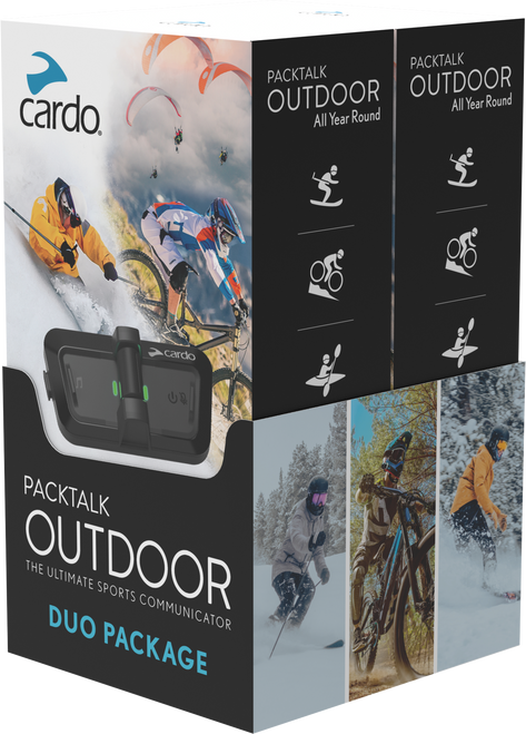 Cardo Sp000101 Packtalk Outdoor Duo Black