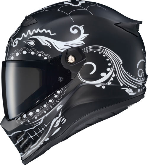 Scorpion Exo Cfx-1206 Covert Fx Full Face Helmet El Malo White/Matte Black Xl