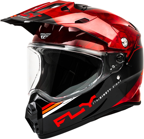Fly Racing 184-F40049K1 Trekker Kryptek Conceal Helmet Red/Black Md
