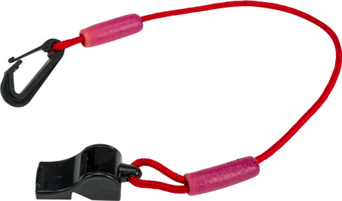 Wps Lvw-17 Red Floating Whistle W/Lanyard (Red)