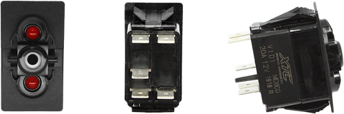Xtc Power Products Dash Switch Body Single Acc Red/Red Sw11-Rr000000 Xtc Power Products Dash Switch Body Single Acc Red/Red Sw11-Rr000000