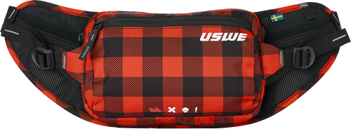 Uswe Waist 2L Hip Pack Flannel Red (Pack Only) 202083048