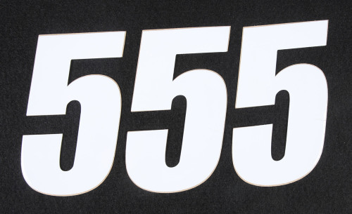 D-Cor Number 5 White 4" 3/Pk 45-14-5 D-Cor Number 5 White 4" 3/Pk 45-14-5