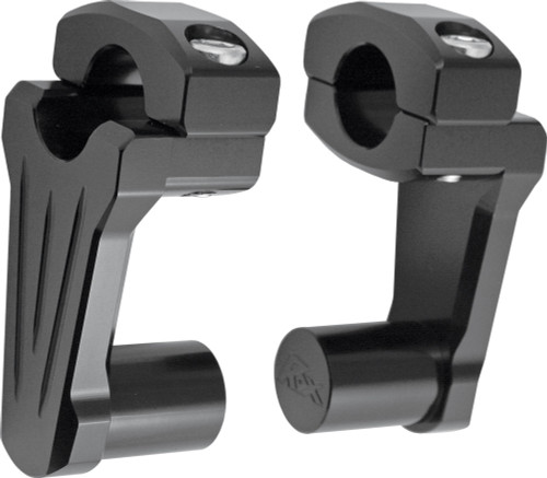 Rox Pivoting Handlebar Riser Black 2" Rise 4R-P2Cc01 Rox Pivoting Handlebar Riser Black 2" Rise 4R-P2Cc01