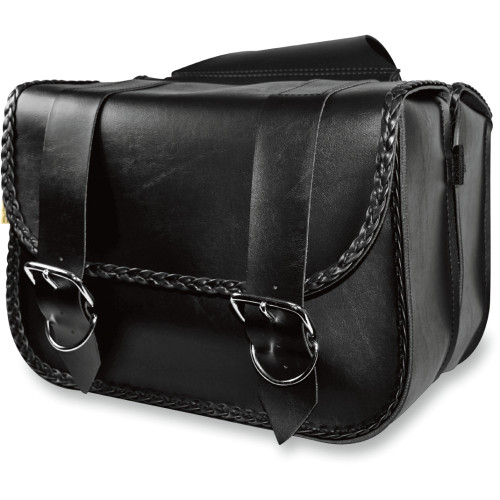 Willie & Max Luggage Touring Braided Saddlebags - Black 58330-20 Willie & Max Luggage Touring Braided Saddlebags - Black 58330-20