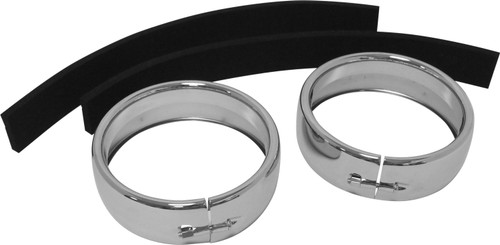 Harddrive 38-302 Passing Lamp Trim Rings Chrome