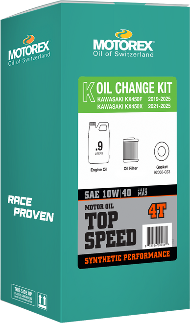 Motorex Top Speed Oil Change Kit 0.90L 10W/40 Kaw 311248