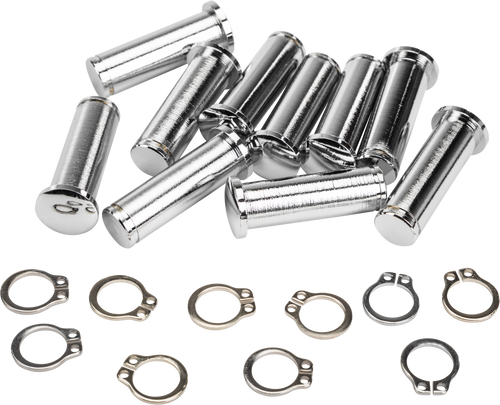 Harddrive Pivot Pin & Circlip Clutch `08-20 Flh Chrome 051207