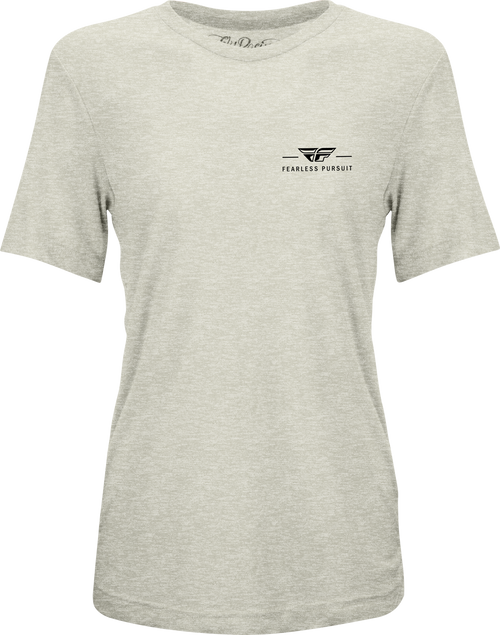 Fly Racing Women'S Fly Motto Tee Cream Md 356-0054M