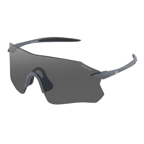 Bobster Aero Cycling Sunglass Matte Gray Smoke Silver Mirror Aero : Baer01