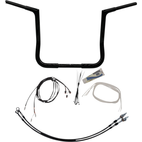 Fat Baggers Inc. Handlebar Kit - Flat Top - 14" - Black 709214-B Fat Baggers Inc. Handlebar Kit - Flat Top - 14" - Black 709214-B