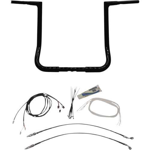 Fat Baggers Inc. Handlebar Kit - Flat Top - 16" - Black 709216-B Fat Baggers Inc. Handlebar Kit - Flat Top - 16" - Black 709216-B