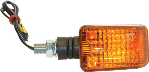 K&S 25-7500 Universal Signal Lights Black W/Amber Lens