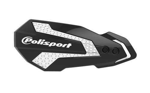 Polisport 8308200006 Mx Flow Handguards Black/White