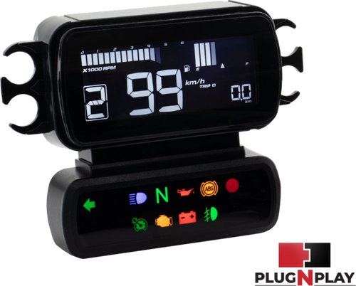 Koso Lcd Hud Gauge `22-23 Fxst Fxlrst `18-23 Fxbbs,Fxbrs Ba080000 Koso Lcd Hud Gauge `22-23 Fxst Fxlrst `18-23 Fxbbs,Fxbrs Ba080000