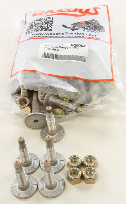 Woodys Signature Series Stainless Steel Studs 1.175" 48/Pk Ssp-1175 Woodys Signature Series Stainless Steel Studs 1.175" 48/Pk Ssp-1175