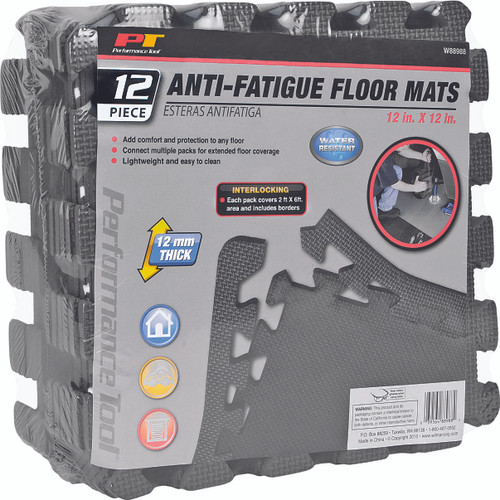 Performance Tool W88988 Shop Floor Mats 12/Pc
