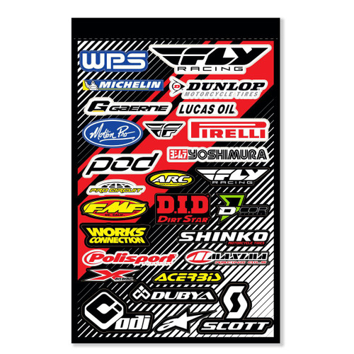 D-Cor 40-90-602 Decal Sheet Wps 4 Mil