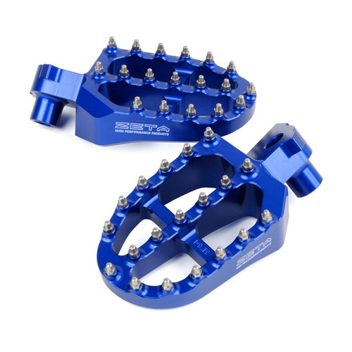Zeta Aluminum Footpegs Blue Ze93-1623