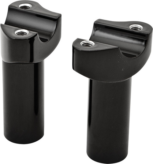 Harddrive H-Bar Risers 3.5" Straight Black 04-572