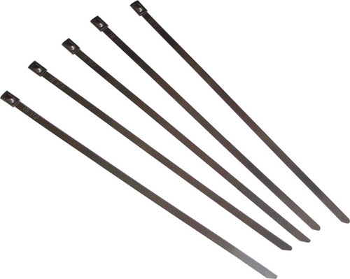 Helix 304-0508 Stainless Steel Cable Ties 8" 5/Pk