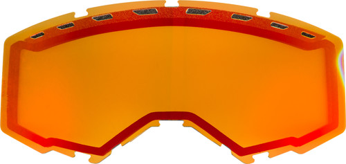 Fly Racing Flb-032 Dual Lens With Vents Adult Red Mirror/Persimmon