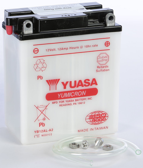 Yuasa Battery Yb12Al-A2 Conventional Yuam22212