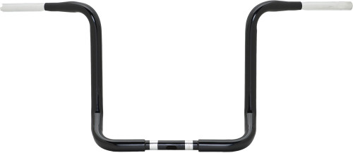 Harddrive 1.25" Bagger Ape-Hanger 12" Gloss Black Cable 21-568Sb