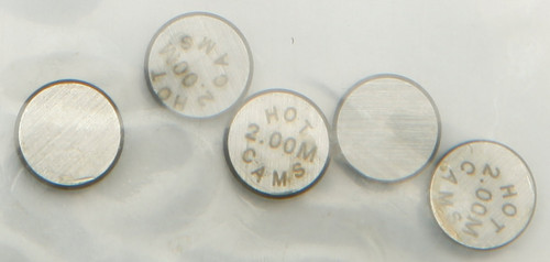 Hot Cams 5Pk748200 Valve Shims 7.48X2.00Mm 5/Pk