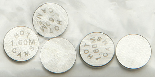 Hot Cams 5Pk748160 Valve Shims 7.48X1.60Mm 5/Pk