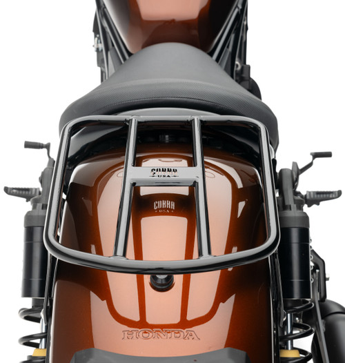 Cobra 02-4109B Solo Luggage Rack Tube Black Hon Rebel 1100