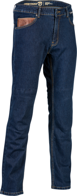 Highway 21 489-12136T Stronghold Jeans Blue Sz 36 Tall