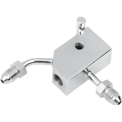 Goodridge Rear Brake Tee - '00-'03 Softail Pgd-Manifold Goodridge Rear Brake Tee - '00-'03 Softail Pgd-Manifold