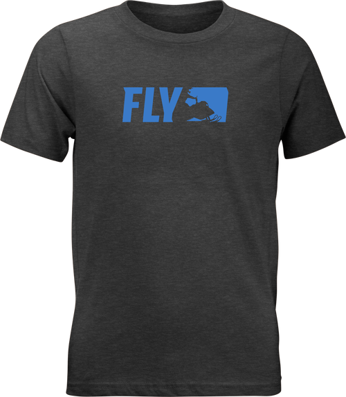 Fly Racing 352-0526Ys Fly Youth Primary Tee Charcoal Ys