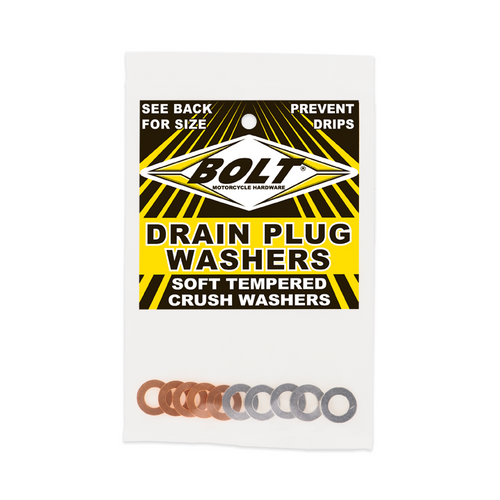 Bolt Dpwm8.15-10 Crush Washers 8X5Mm 10/Pk 5 Aluminum & 5 Copper