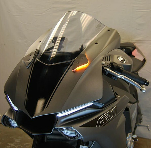 New Rage Cycles Mirror Block Off Turn Signals Yam R1-Mbo New Rage Cycles Mirror Block Off Turn Signals Yam R1-Mbo