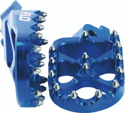 Flo Motorsports Pro Series Foot Pegs Blue Fpeg-793-2Blu