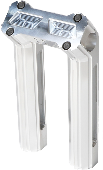 Hofmann Designs H/D Billet Risers 8" Raw Kickback Hdb-1013R