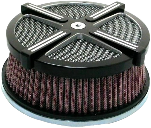Harddrive 120335 X-Force Air Cleaner Kit Black/Raw