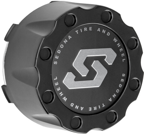Sedona Spyder Wheel Replacement Cap Black Cp-A8-110Bs