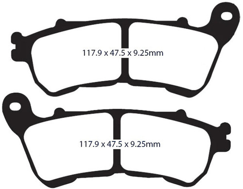 Lyndall Brakes Brake Pad Gold+ Front `14-Up Sportster 7236-G
